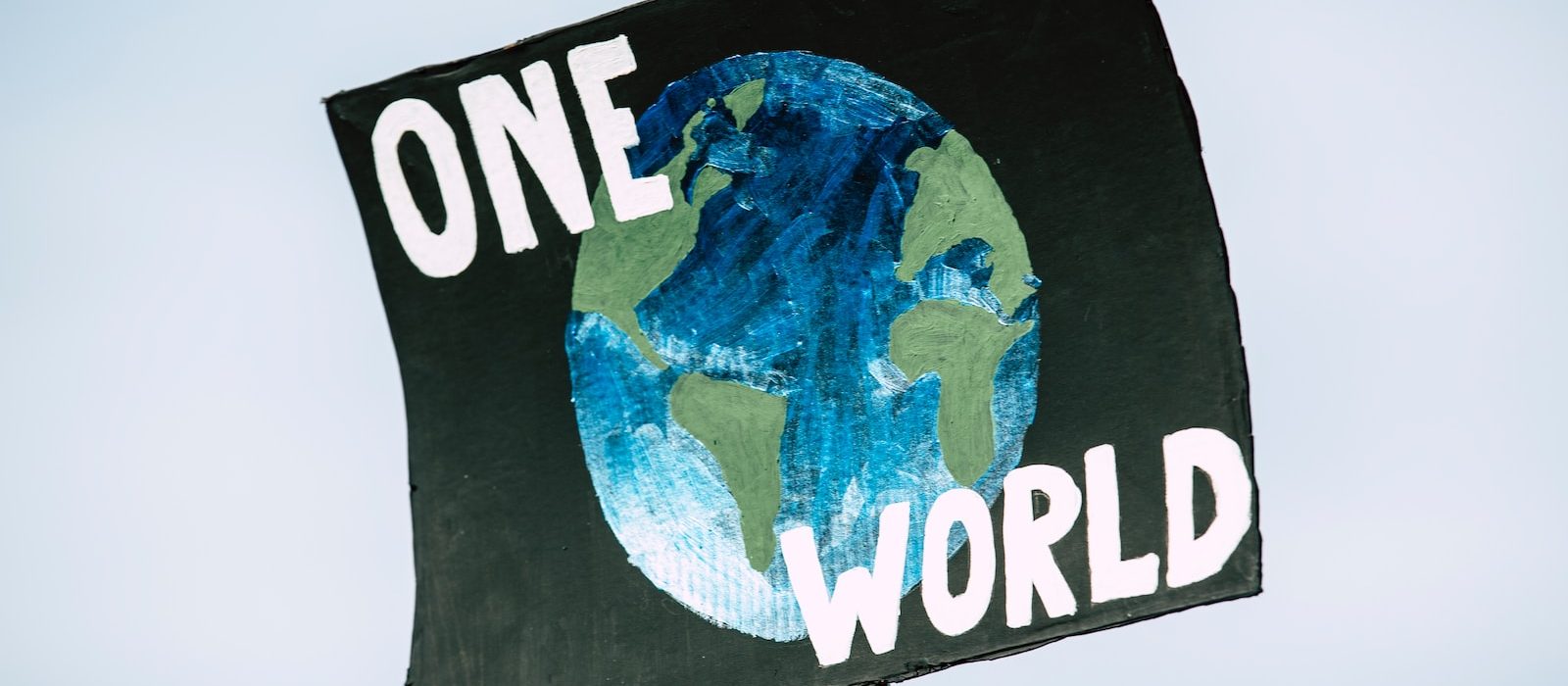 One World signage